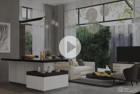 Nổi bật thiết kế nội thất biệt thự hiện đại tại The Golden Star