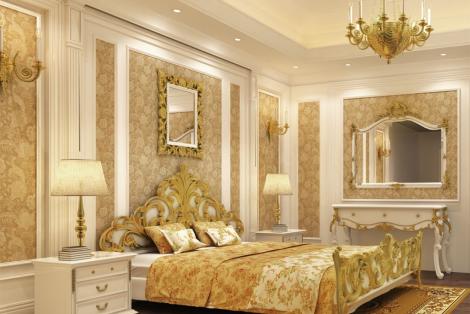 THIẾT KẾ PHÒNG NGỦ PHONG CÁCH TÂN CỔ ĐIỂN