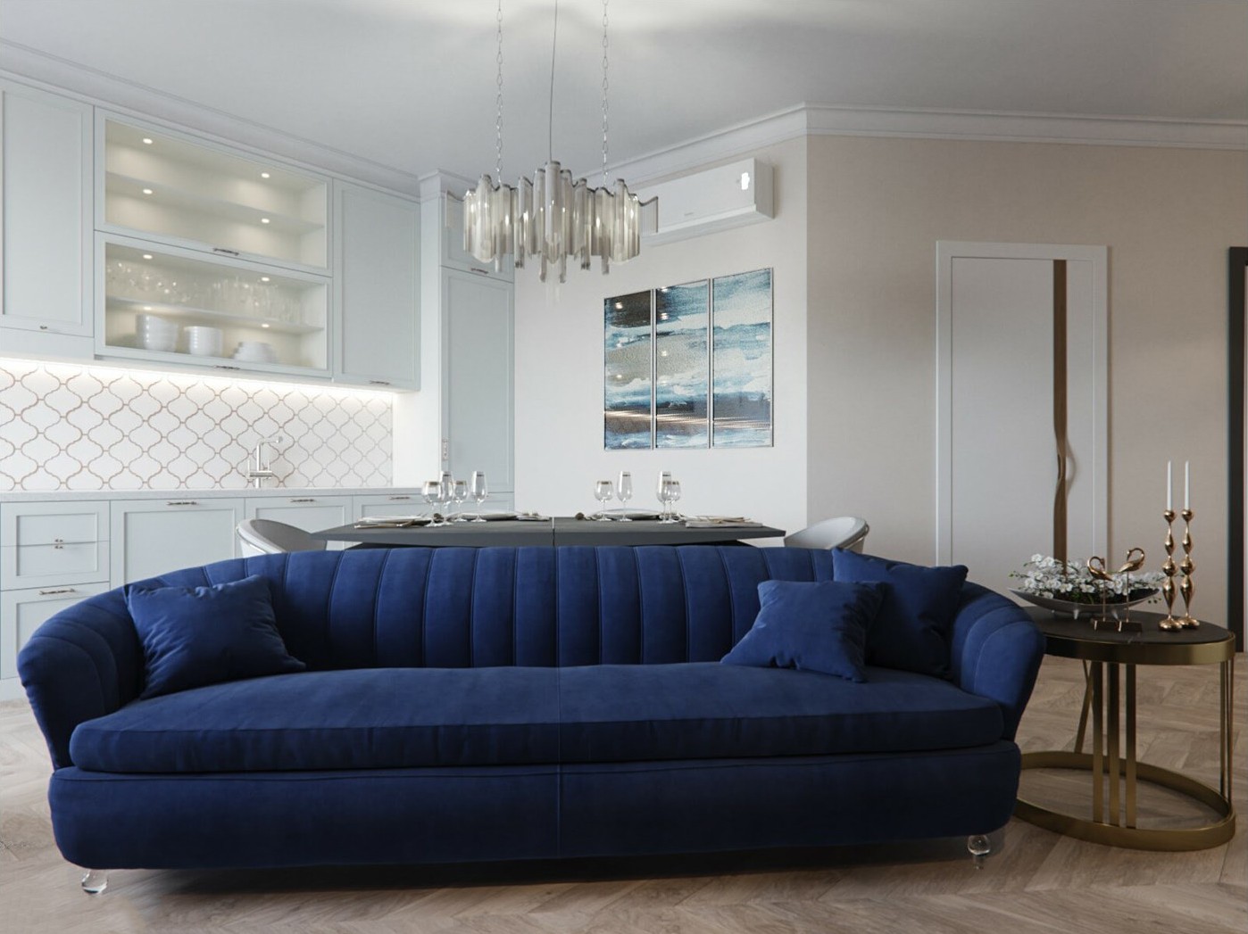 Sang Trọng Với Thiết Kế Căn Hộ Tân Cổ Điển