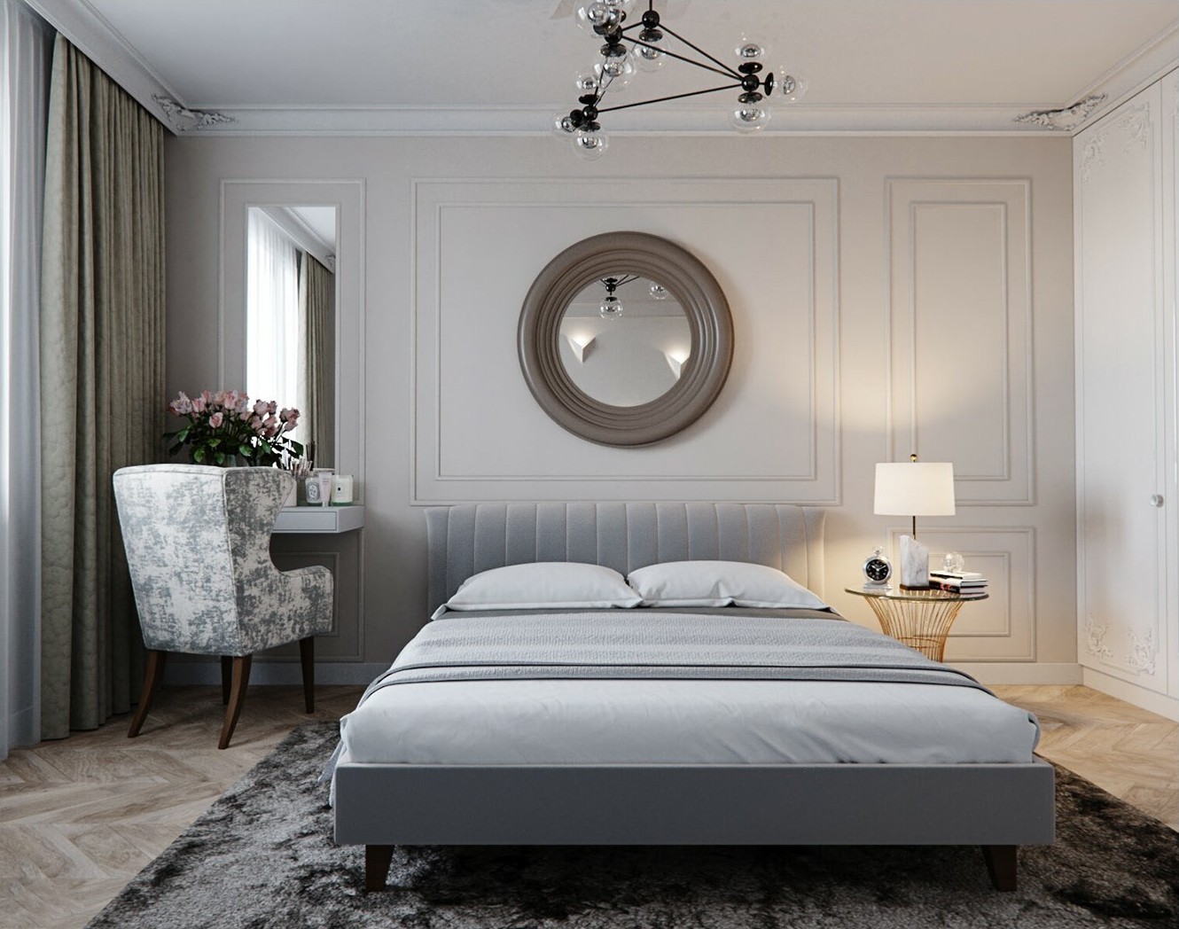 Sang Trọng Với Thiết Kế Căn Hộ Tân Cổ Điển