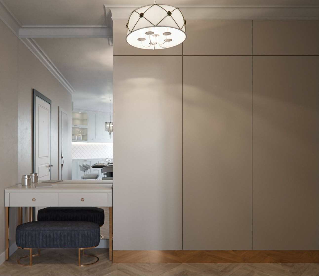 Sang Trọng Với Thiết Kế Căn Hộ Tân Cổ Điển