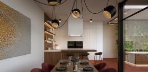 Đầy đủ tiện nghi với mẫu thiết kế căn hộ penthouse