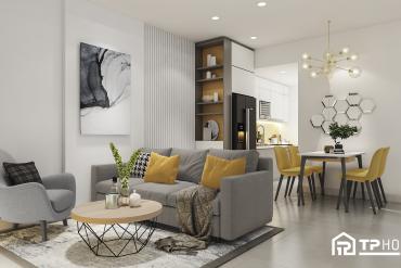 Tinh tươm với căn hộ 2PN tại Sky 9