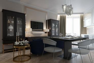 Sang Trọng Với Thiết Kế Căn Hộ Tân Cổ Điển