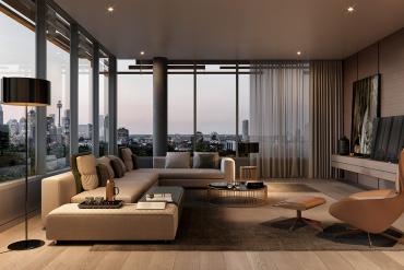 Mẫu thiết kế Penthouse hiện đại cho cuộc sống trẻ trung năng động