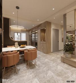 Thiết kế & thi công cải tạo căn hộ 3PN Era Town Đức Khải