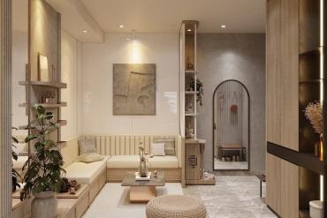 Thiết kế & thi công cải tạo căn hộ 3PN Era Town Đức Khải