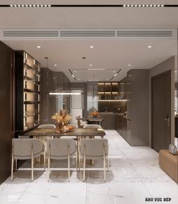 Thiết kế & thi công căn hộ 3PN 4 ban công (160m2) dự án Celadon City