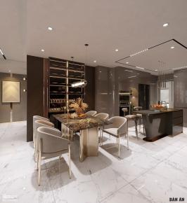 Thiết kế & thi công căn hộ 3PN 4 ban công (160m2) dự án Celadon City