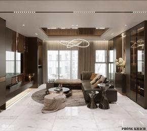 Thiết kế & thi công căn hộ 3PN 4 ban công (160m2) dự án Celadon City