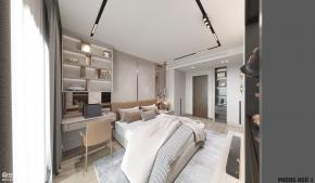 Thiết kế & thi công căn hộ 3PN 4 ban công (160m2) dự án Celadon City