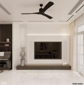 Thiết kế & thi công nhà phố ở Đồng Xoài, Bình Phước