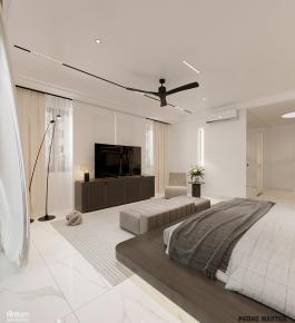 Thiết kế & thi công nhà phố ở Đồng Xoài, Bình Phước