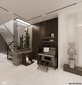 Thiết kế & thi công nhà phố ở Đồng Xoài, Bình Phước