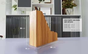 Hộp gỗ đựng hồ sơ làm quà tặng văn phòng