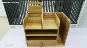 Kệ gỗ đựng văn phòng phẩm đa năng