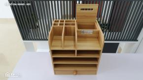 Kệ gỗ đựng văn phòng phẩm đa năng