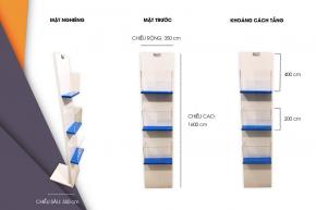 Kệ trưng bày Brochure - Tạp chí