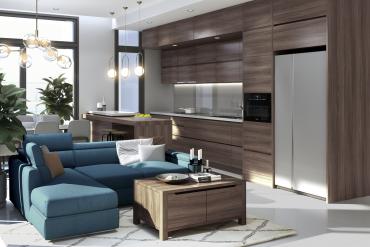 Thiết kế nội thất không gian Phòng khách tại Diamond Island.