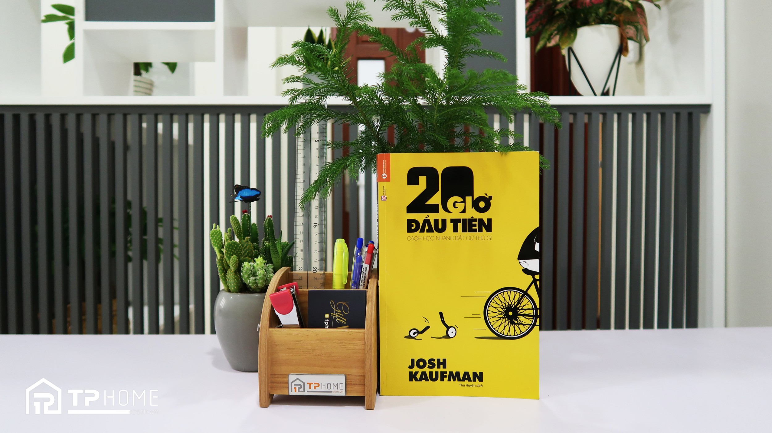 Hộp gỗ đựng bút đa năng - H01