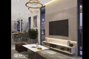 Trọn gói thiết kế nội thất nhà phố hiện đại tại Quận 8